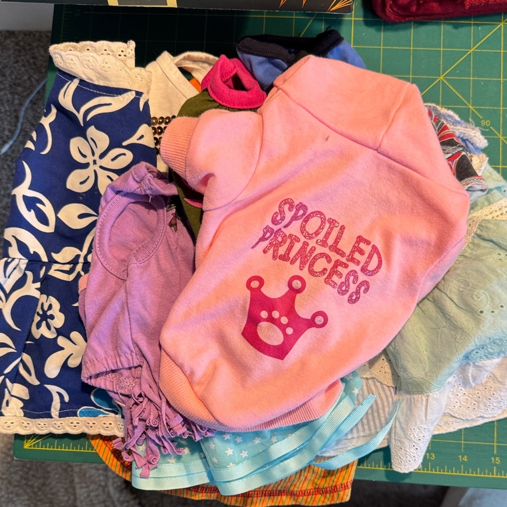 Lot of 16 size small god clothes.